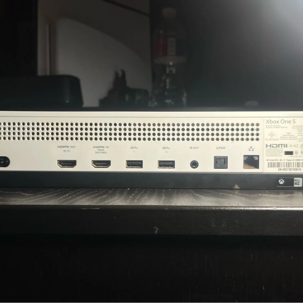 Microsoft Console in White and Black